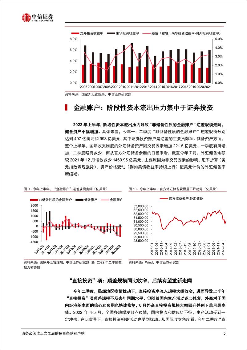 《债市启明系列：如何解读国际收支“双顺差”格局的扭转？-20220812-中信证券-33页》 - 第6页预览图