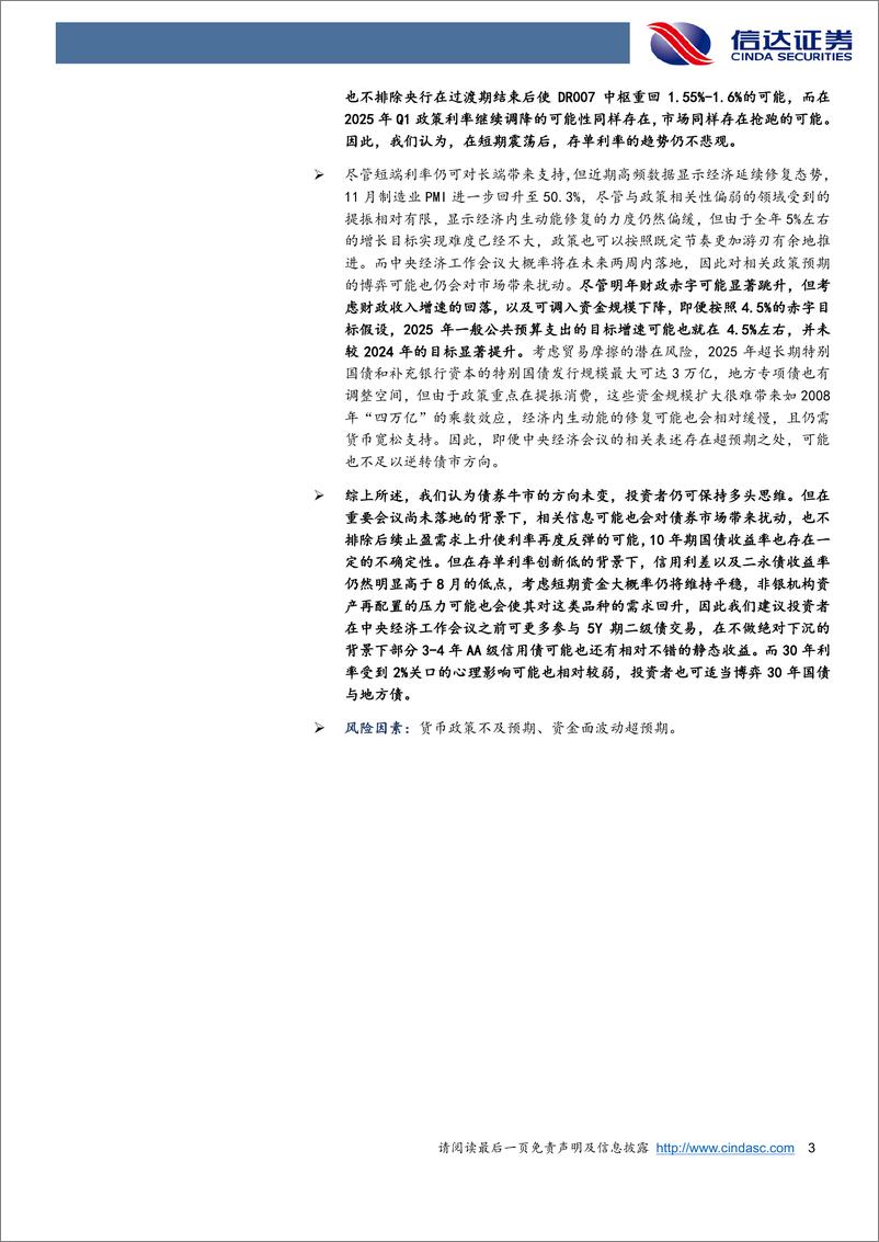 《专题报告：10年期国债利率破2后怎么看？-241202-信达证券-15页》 - 第3页预览图