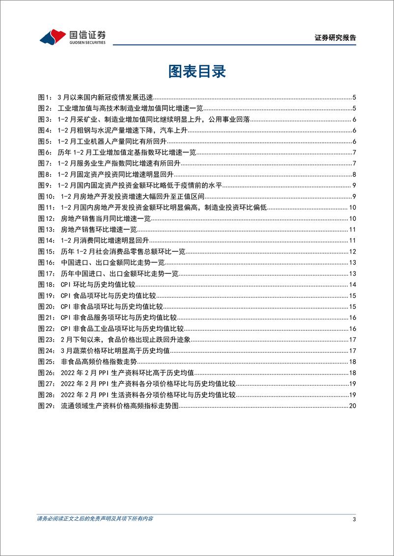 《宏观经济宏观月报：1-2月国内经济实现开门红，后续稳增长政策或继续发力-20220316-国信证券-23页》 - 第4页预览图