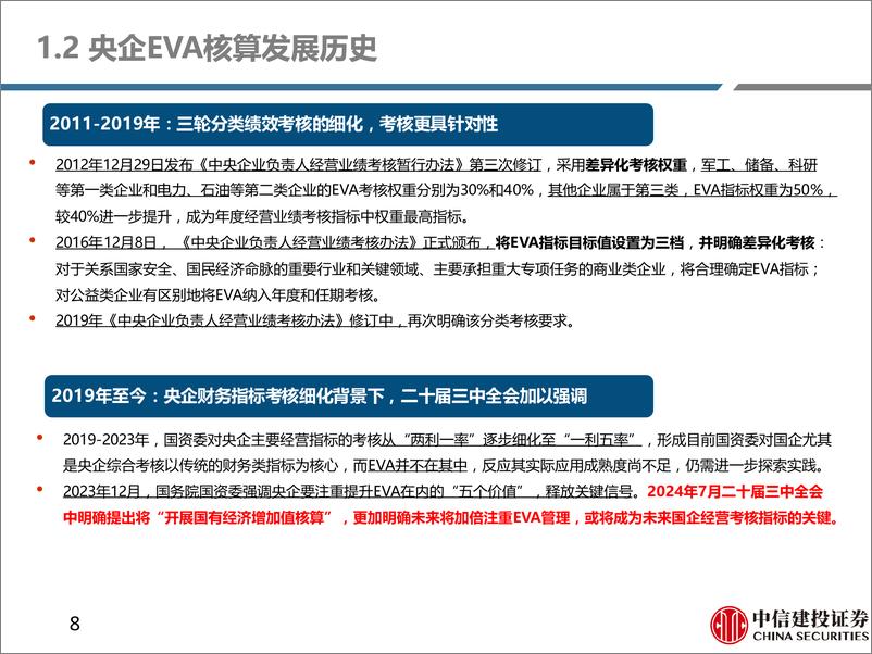 《央企市值管理研究系列(二)：如何理解央企EVA增加值核算考核？-240814-中信建投-33页》 - 第8页预览图