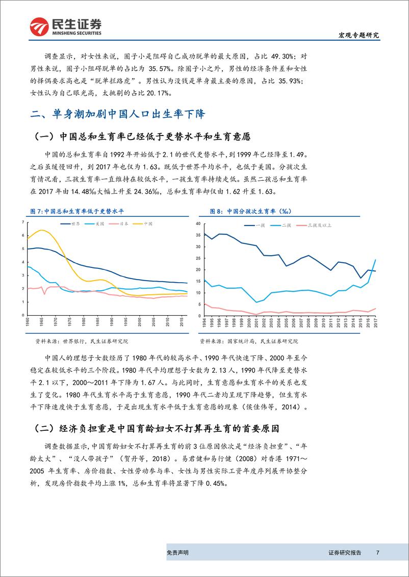 《人口系列专题报告之二：单身经济崛起，房地产养老承压-20190806-民生证券-16页》 - 第8页预览图