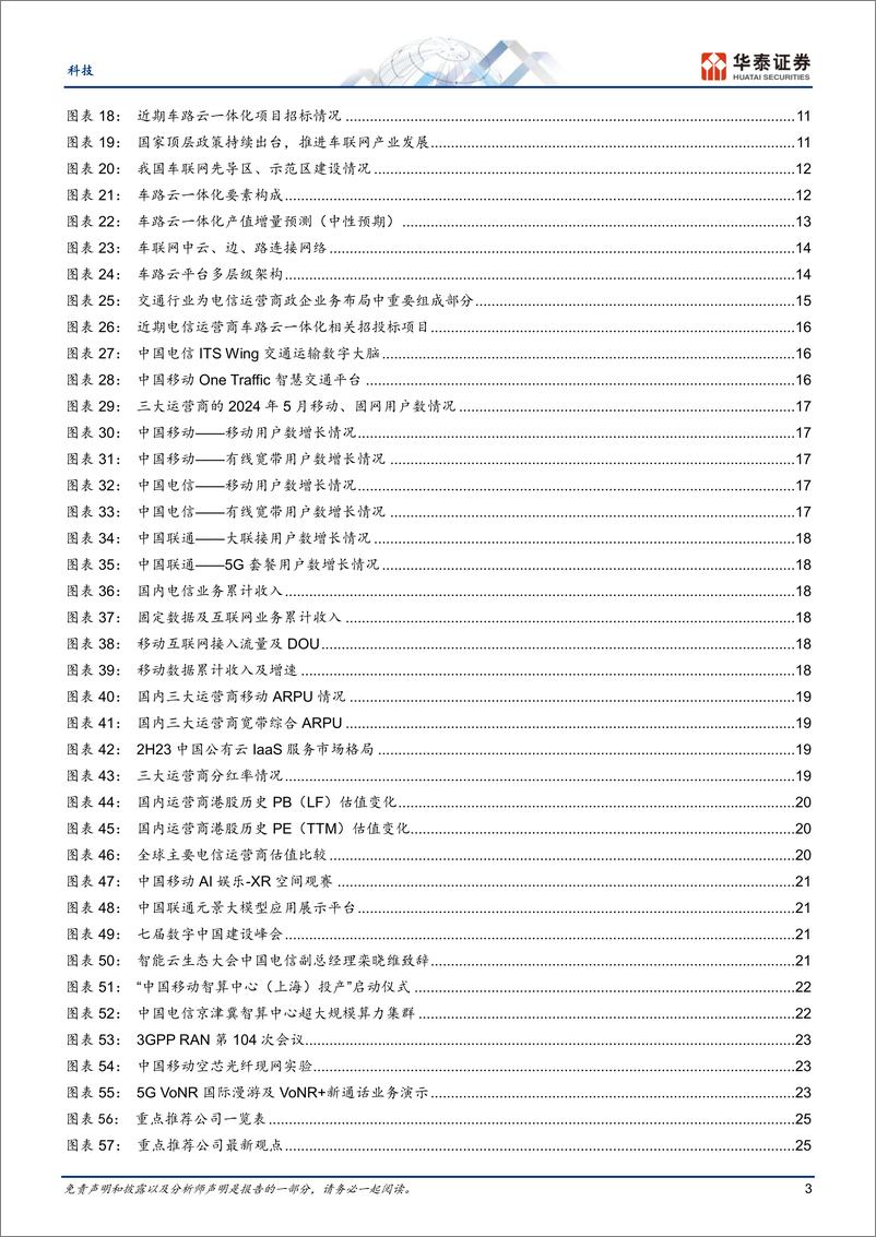 《通信行业月报-运营商双月报：向新求质，蓄力新篇-240710-华泰证券-28页》 - 第3页预览图