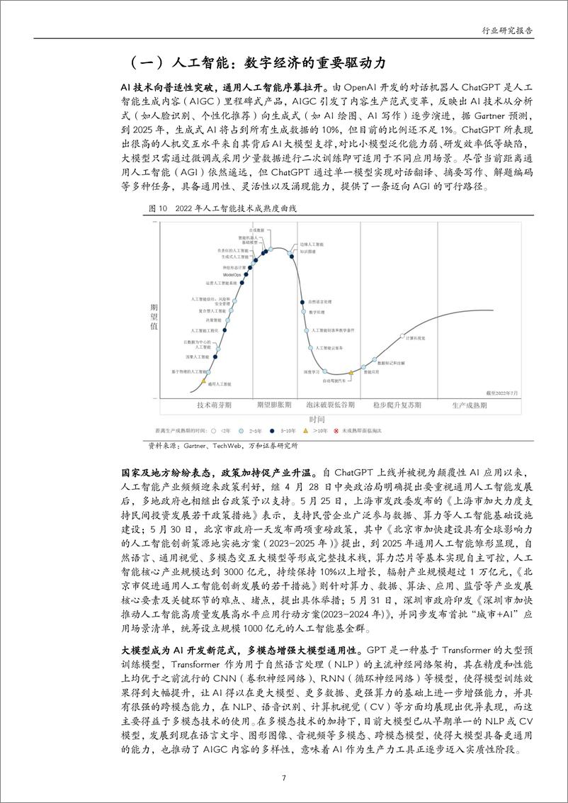 《计算机行业2023年中期投资策略：政策与趋势共振，把握AI+数字经济主线-20230711-万和证券-19页》 - 第8页预览图