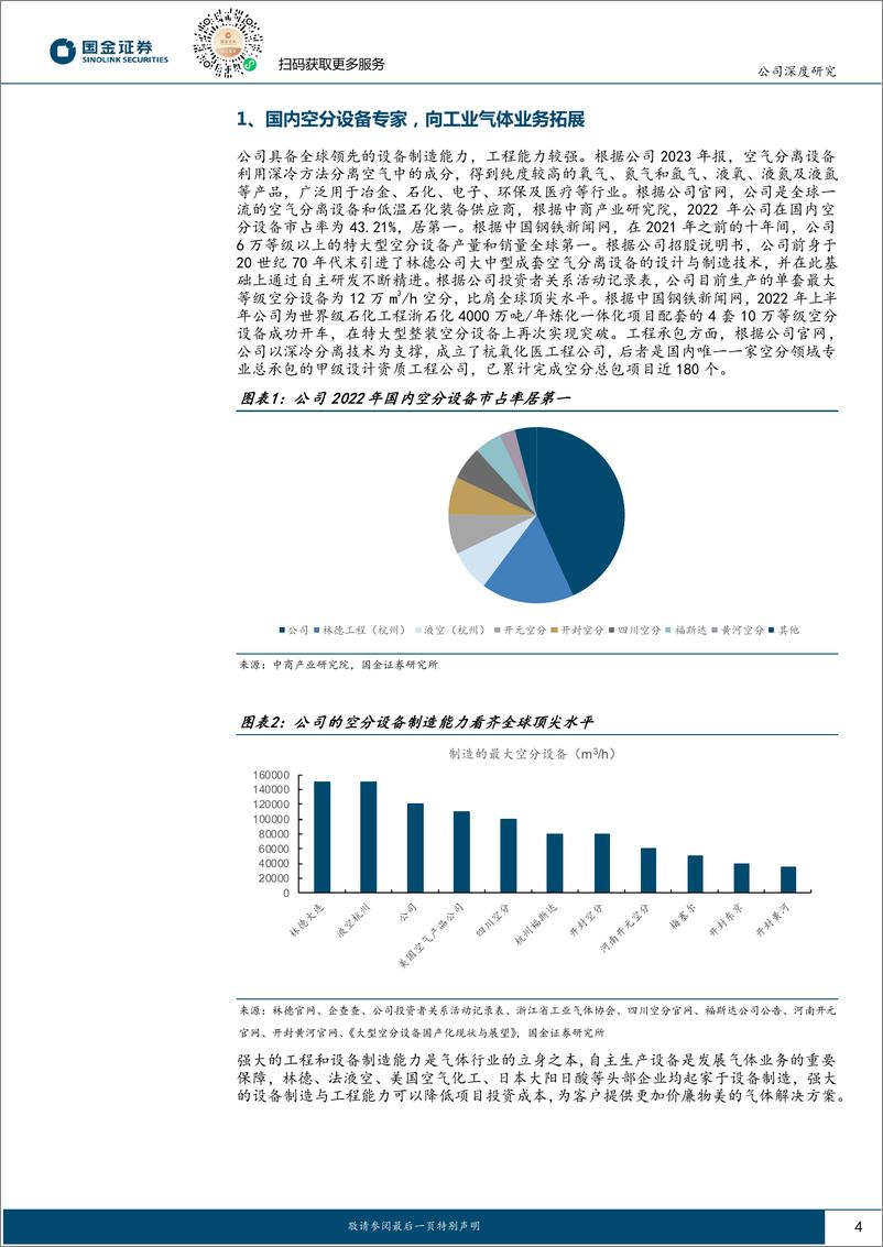 《杭氧股份(002430)志在多元化发展的中国气体巨头-241105-国金证券-18页》 - 第4页预览图