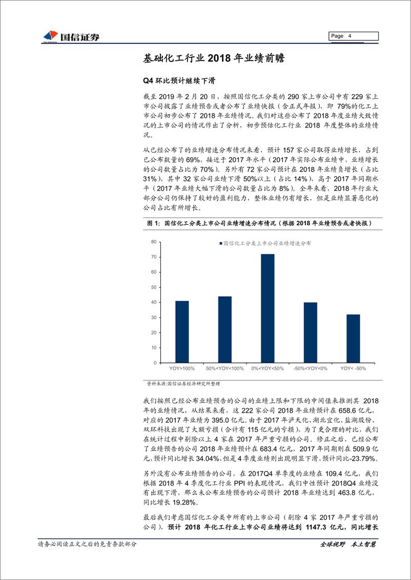 《基础化工行业年报前瞻&2月份投资策略：库存略高，节后开工静待旺季-20190226-国信证券-23页》 - 第5页预览图