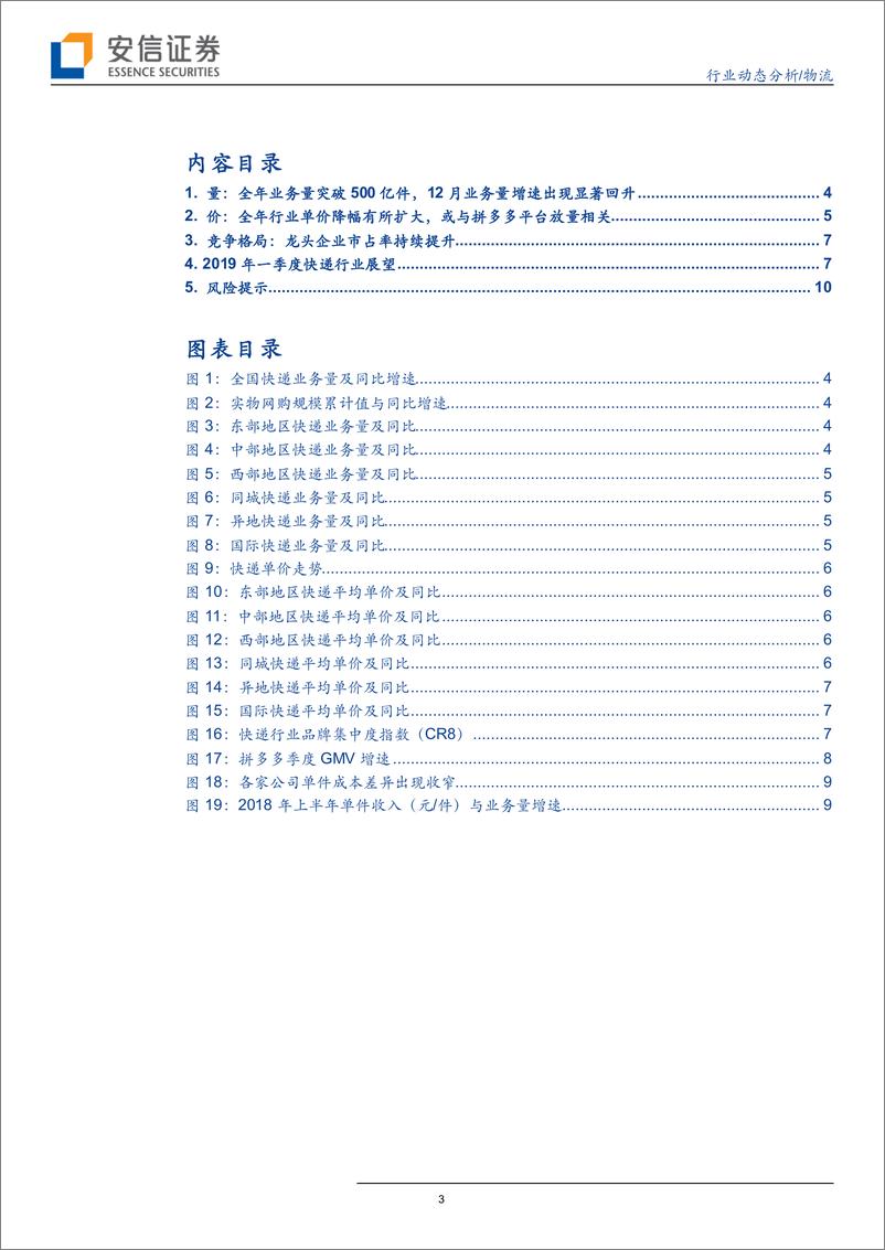 《物流行业12月份快递数据点评：业务量出现显著回升，预计1Q19仍保持较快增长-20190116-安信证券-12页》 - 第4页预览图