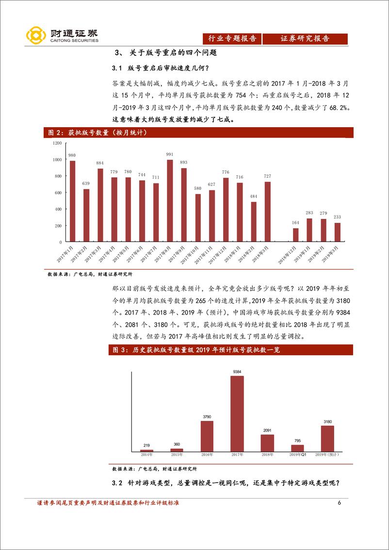 《网络游戏行业专题报告：结合游戏版号研究，我们是如何看待2019年的游戏行业？-20190419-财通证券-19页》 - 第7页预览图