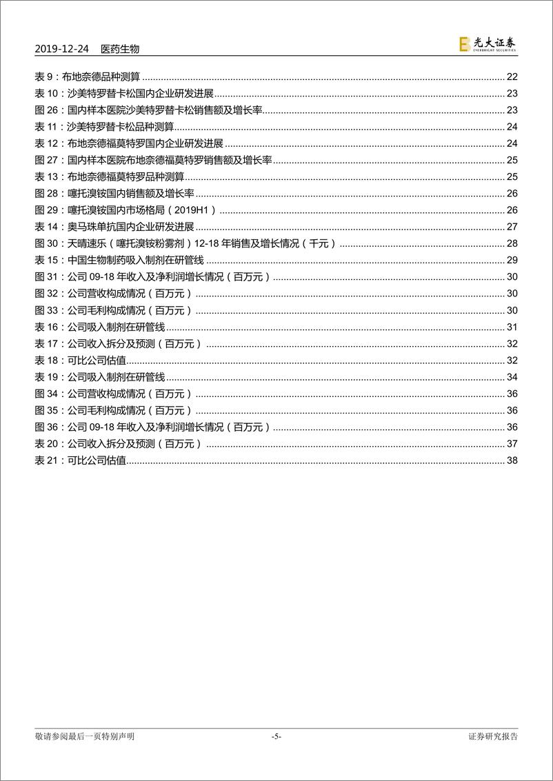 《医药生物行业创新药深度研究系列三：吸入制剂，攀登化学仿制药的巅峰-20191224-光大证券-41页》 - 第6页预览图