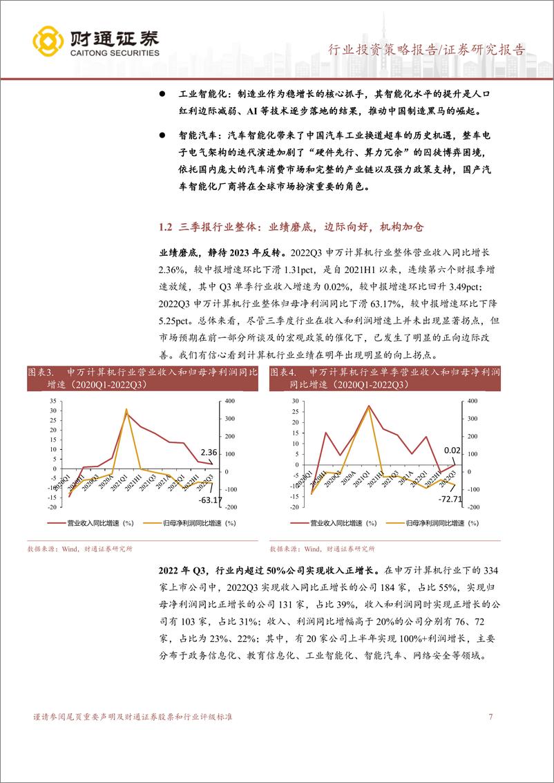 《计算机行业三季报总结：破晓已至，布局三条主线-20221113-财通证券-29页》 - 第8页预览图