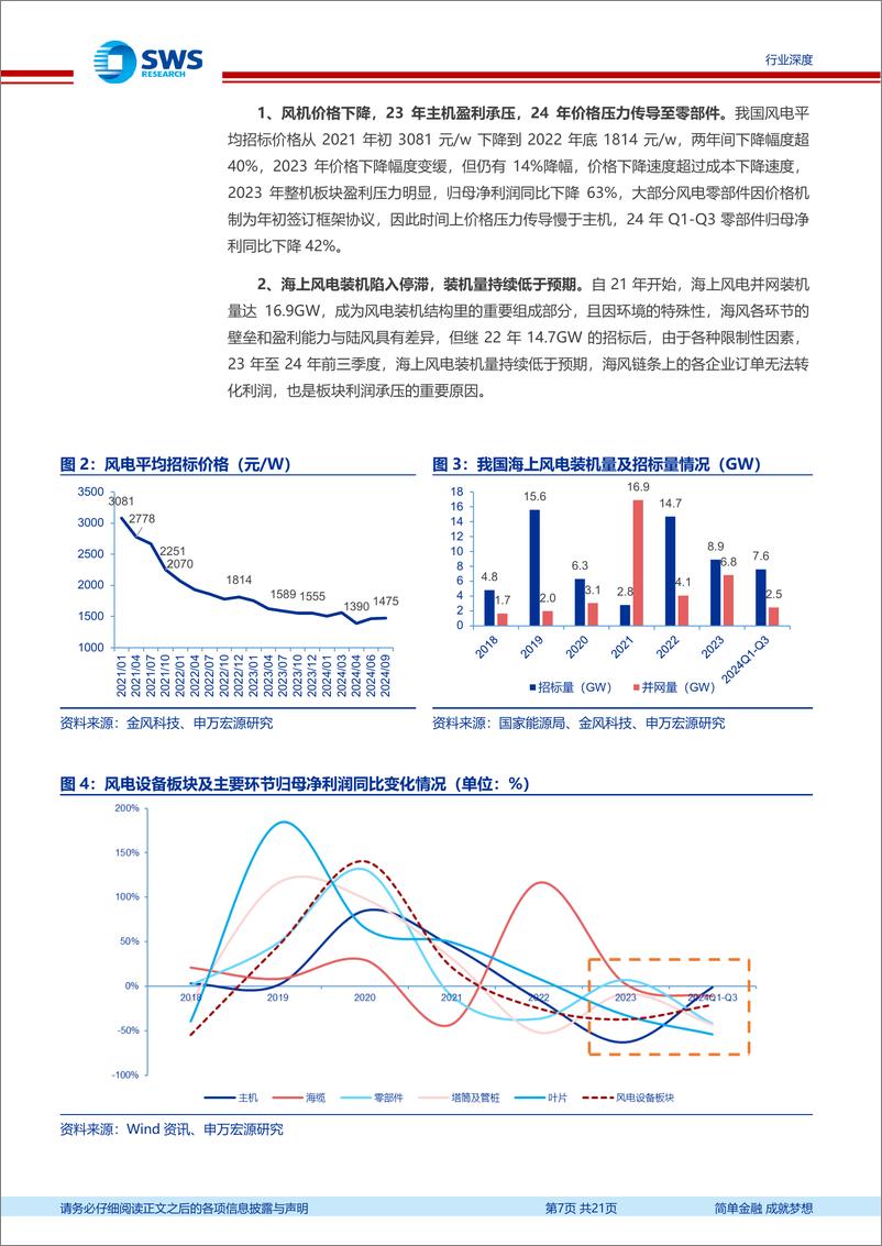 《风电行业报告：需求引擎驱动，风电设备板块有望开启新一轮上升周期-241230-申万宏源-21页》 - 第7页预览图