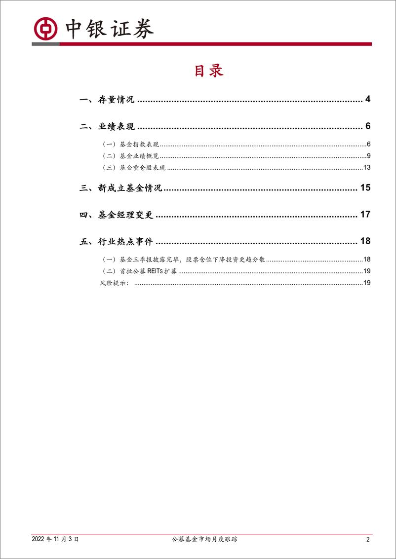 《公募基金市场月度跟踪：发行市场低迷，基金三季报揭晓-20221103-中银国际-21页》 - 第3页预览图