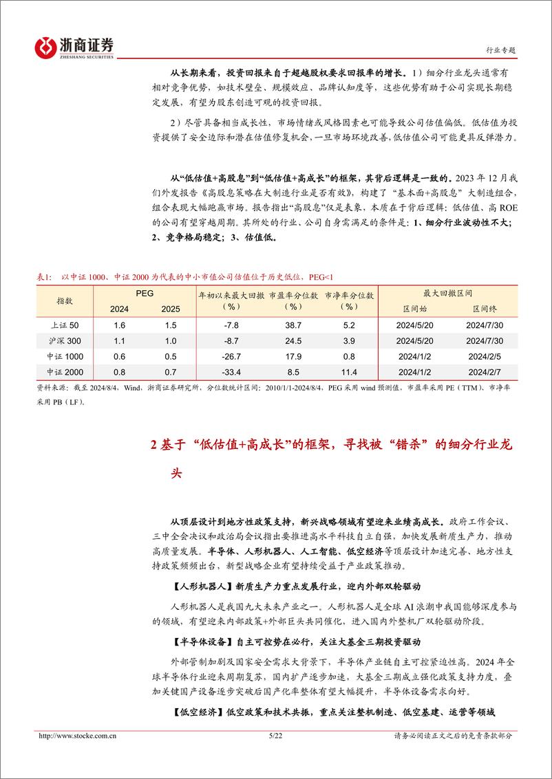 《浙商证券-大制造策略专题报告_大制造_细分行业龙头能否突围_(1)》 - 第5页预览图