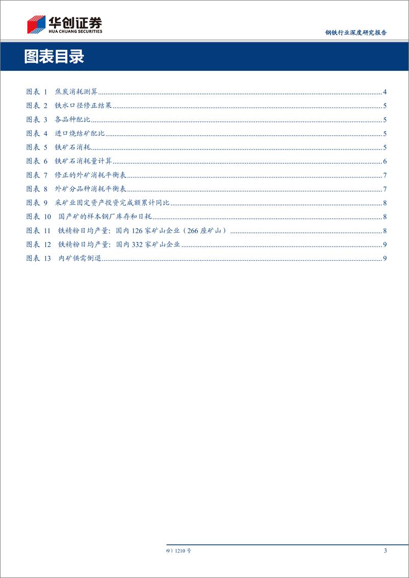 《钢铁行业深度研究报告：重修铁矿石供需平衡表，重视下半年补库需求-20190903-华创证券-13页》 - 第4页预览图