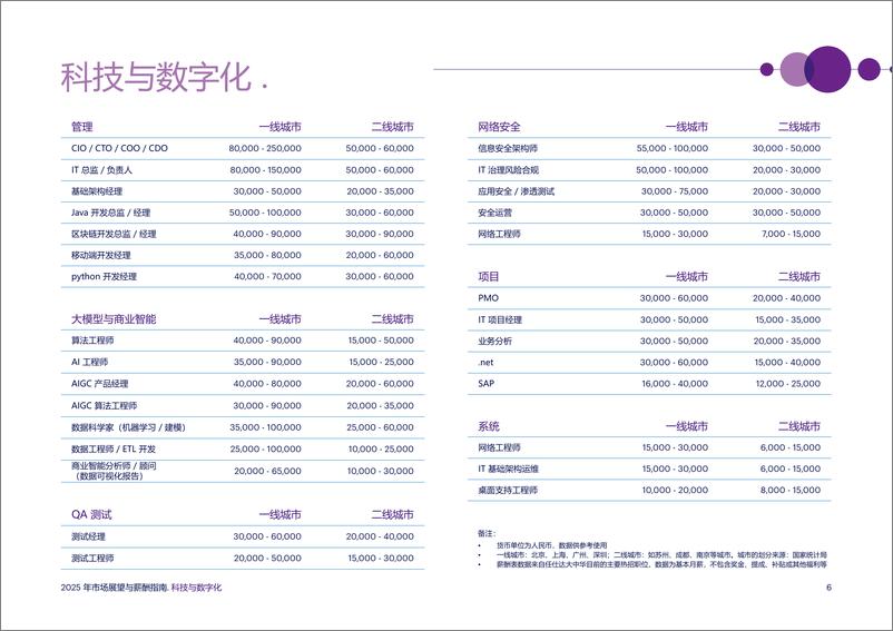 《2025年市场展望与薪酬指南：科技与数字化-8页》 - 第6页预览图