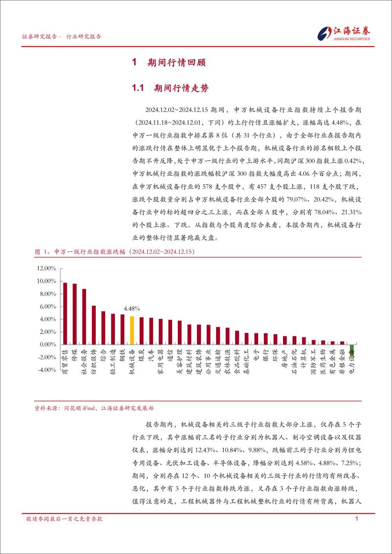 《机械设备行业跟踪报告-241218-江海证券-18页》 - 第3页预览图