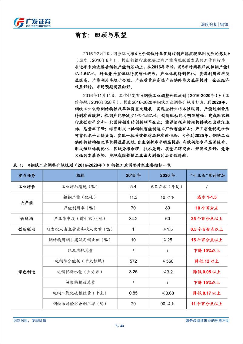 《钢铁行业：回顾2016~2018，展望2019~2020，从总量边际迈向存量改革，于周期轮动中探寻结构性溢价-20190213-广发证券-43页》 - 第7页预览图