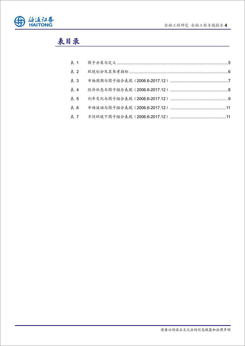 《海通证2018011因子投资与SMARBETA研究（三）：市场环境与因子组合表现》 - 第4页预览图