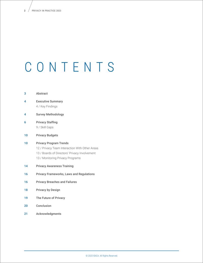 《ISACA：2023年度隐私实践研究报告（英文版）》 - 第3页预览图