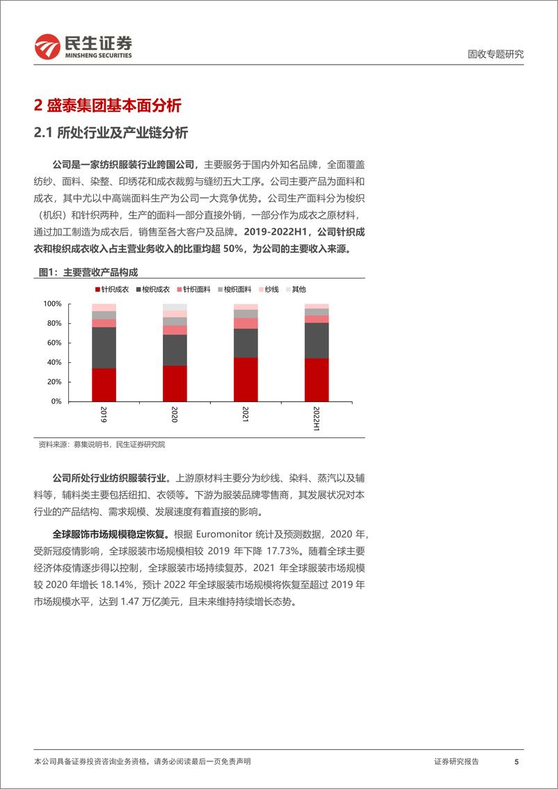 《可转债打新系列：盛泰转债，国内纺织服装行业跨国公司-20221106-民生证券-15页》 - 第6页预览图