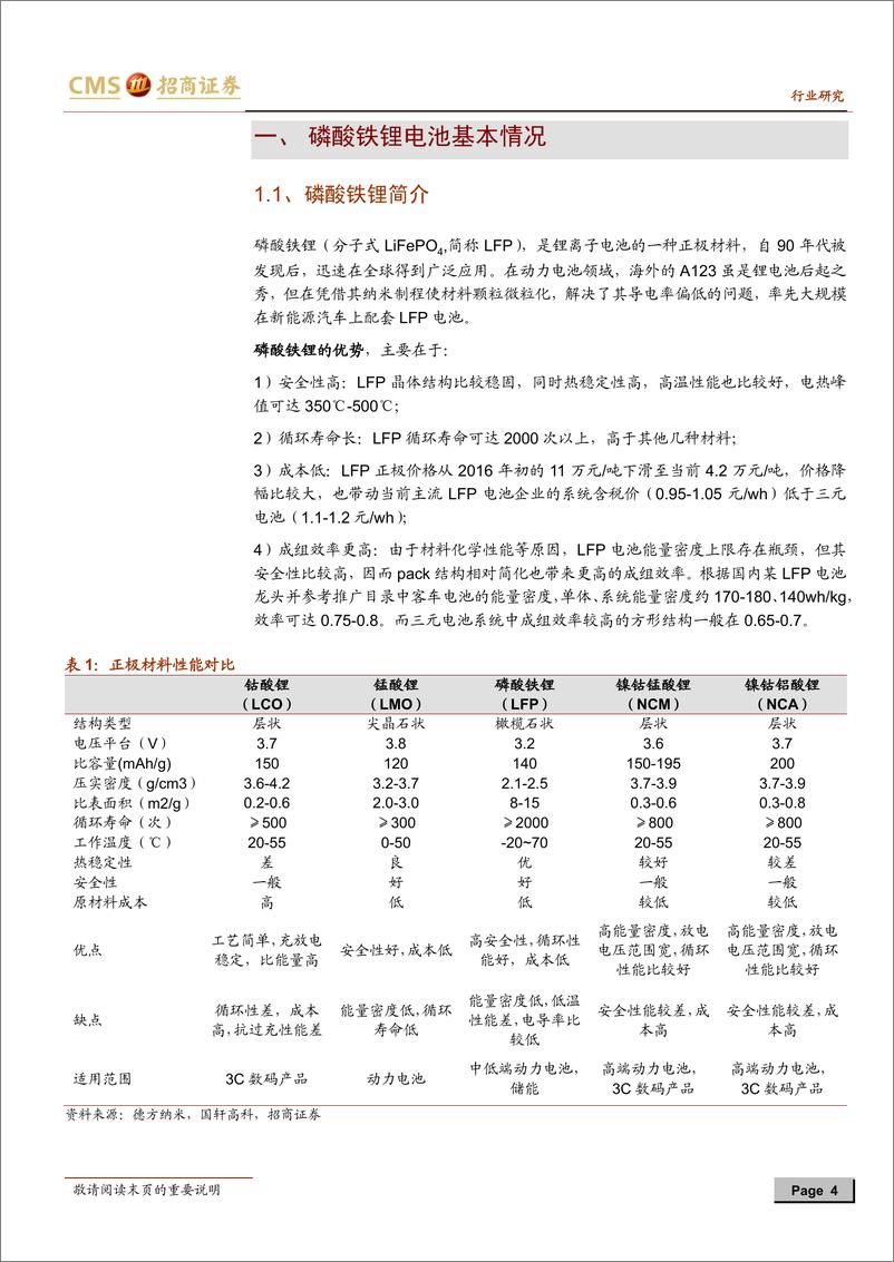 《新能源行业动力电池与电气系统系列报告之（三十七）：下游应用领域持续拓展，磷酸铁锂产业可能良性发展-20191225-招商证券-20页》 - 第5页预览图