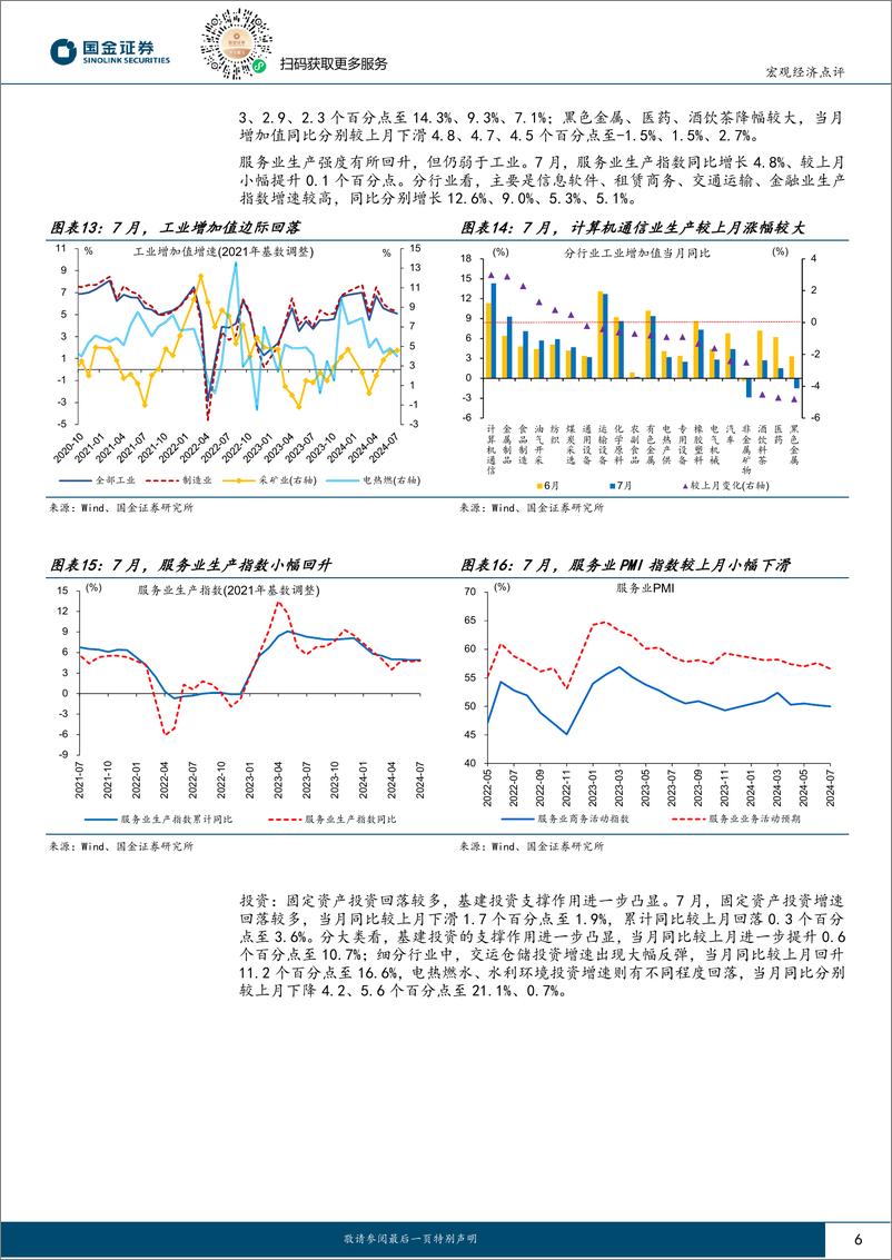 《2024年7月经济数据点评：经济或进入政策观察期-240817-国金证券-10页》 - 第6页预览图