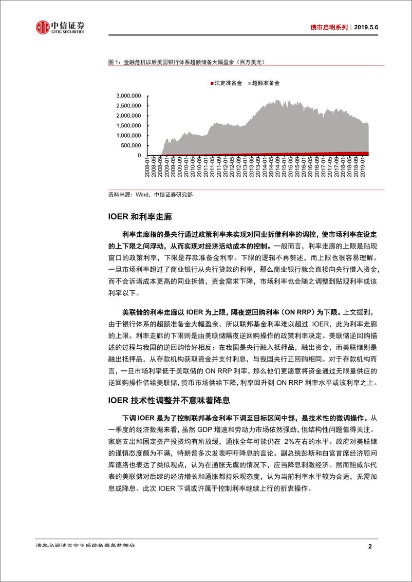 《债市启明系列：美联储下调IOER，是否意味降息？-20190506-中信证券-21页》 - 第4页预览图