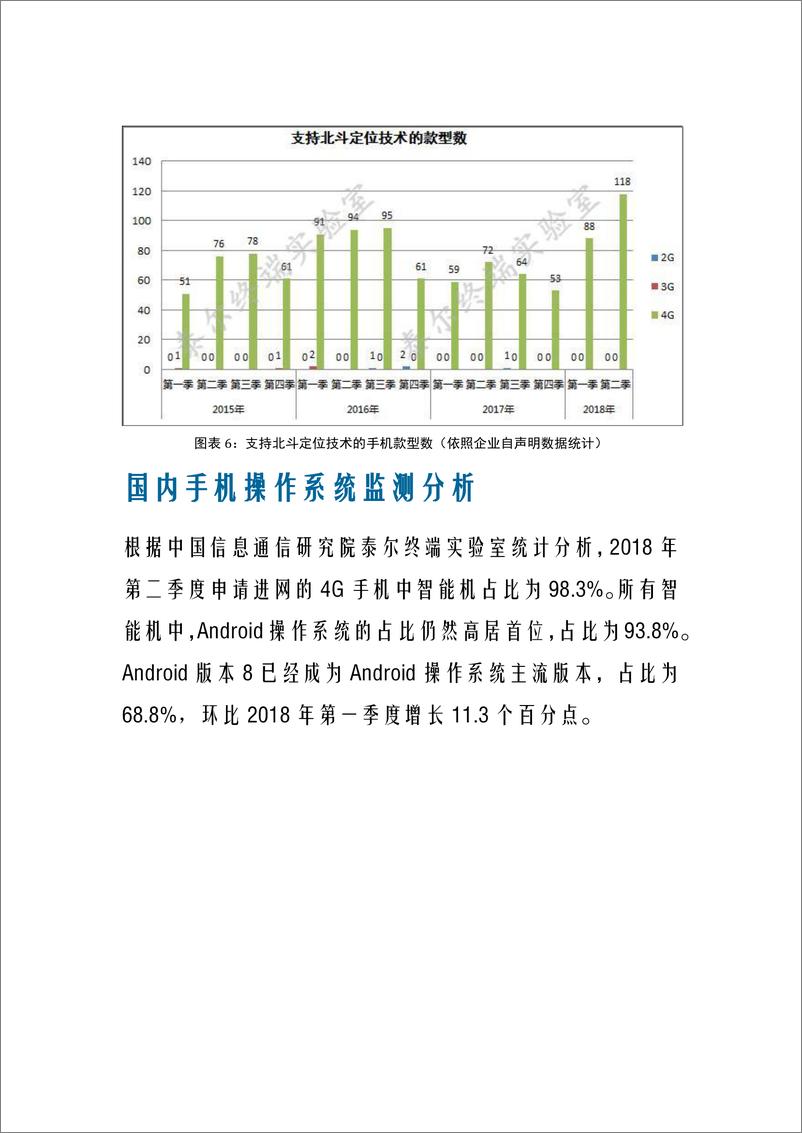 《国内手机产品通信特性与技术能力监测报告（2018年第二期）》 - 第5页预览图