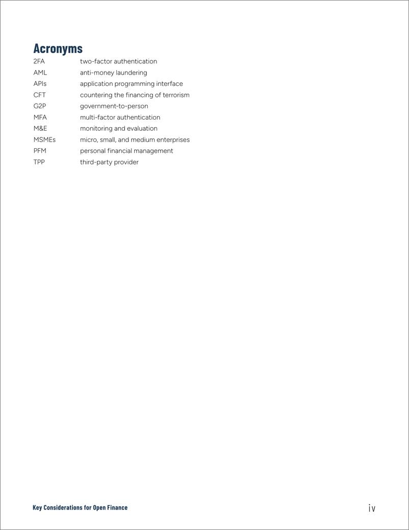 《世界银行-开放金融的关键考虑因素（英）-26页》 - 第4页预览图