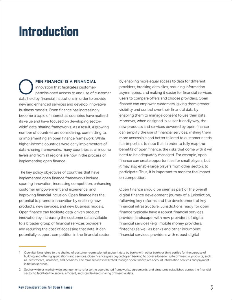 《世界银行-开放金融的关键考虑因素（英）-26页》 - 第7页预览图