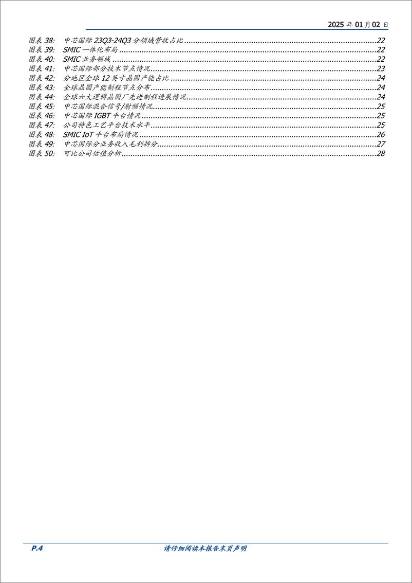 《中芯国际(688981)中国大陆晶圆代工翘楚，国产芯片供应链中坚力量-250102-国盛证券-30页》 - 第4页预览图