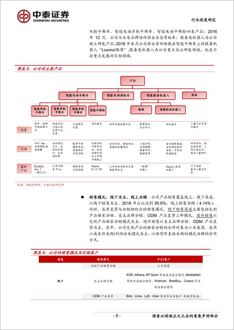 《通信行业科创板系列一（九号智能A19108.SH）：智能短程技术领导者，长期发展潜力大-20190510-中泰证券-28页》 - 第7页预览图