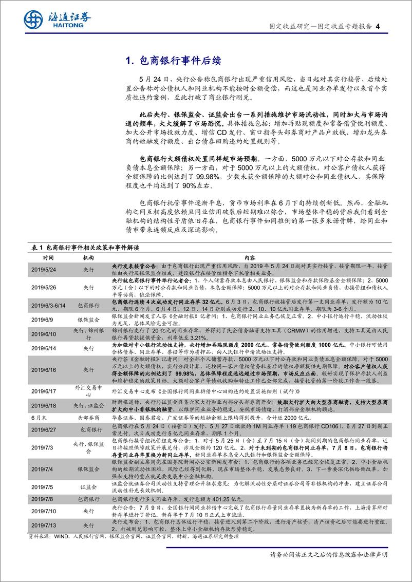 《多米诺骨牌被推倒之后：透视银行刚兑打破后的同业市场和债券市场-20190725-海通证券-13页》 - 第5页预览图