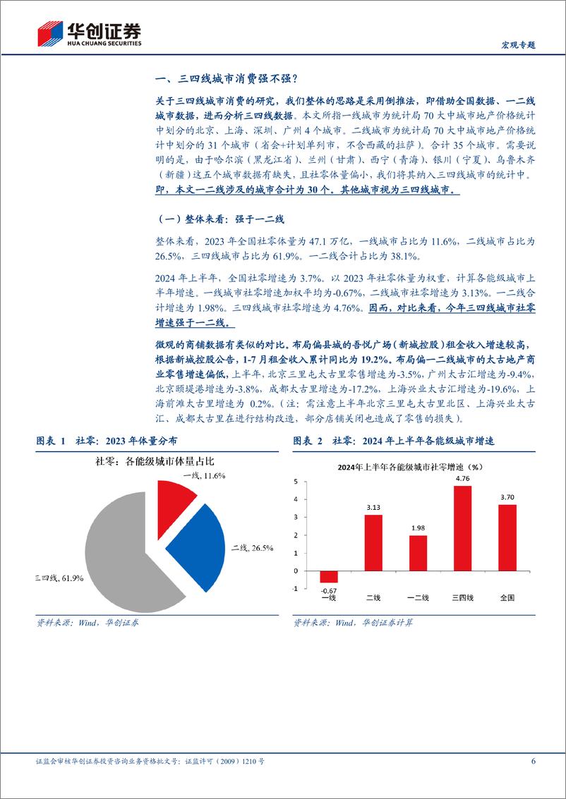 《【宏观专题】经济微观察系列四：三四线城市消费为何偏强？-240905-华创证券-16页》 - 第6页预览图