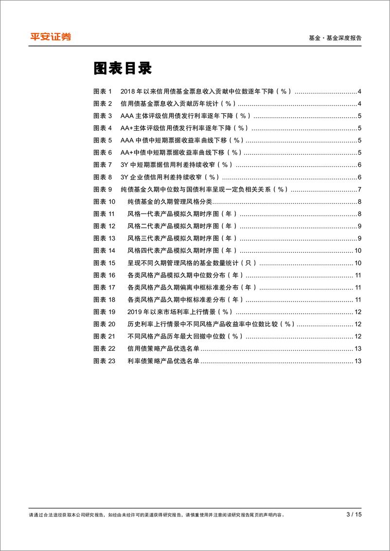 《债券基金系列报告之一：如何刻画纯债基金的久期管理风格？-20220713-平安证券-15页》 - 第4页预览图