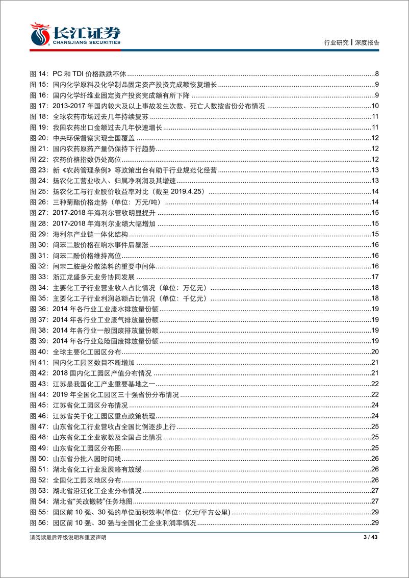 《基础化工行业2019年中期策略报告：侧重供给优化及产业升级-20190617-长江证券-43页》 - 第4页预览图