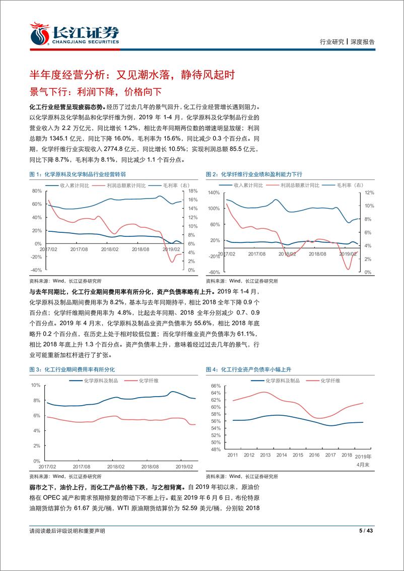 《基础化工行业2019年中期策略报告：侧重供给优化及产业升级-20190617-长江证券-43页》 - 第6页预览图