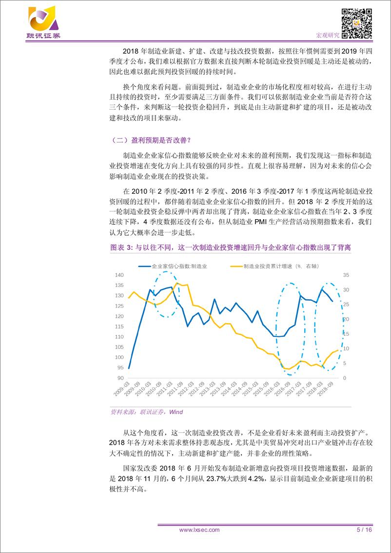 《宏观专题研究：制造业投资高增速还能延续吗？-20190127-联讯证券-16页》 - 第6页预览图