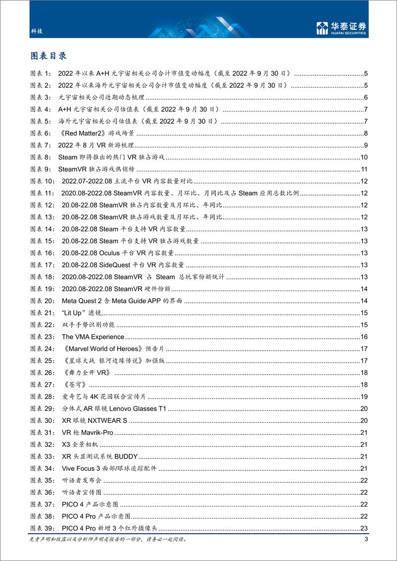 《科技行业 9月元宇宙：关注国产VR销量+内容-20220930-华泰证券-33页》 - 第4页预览图