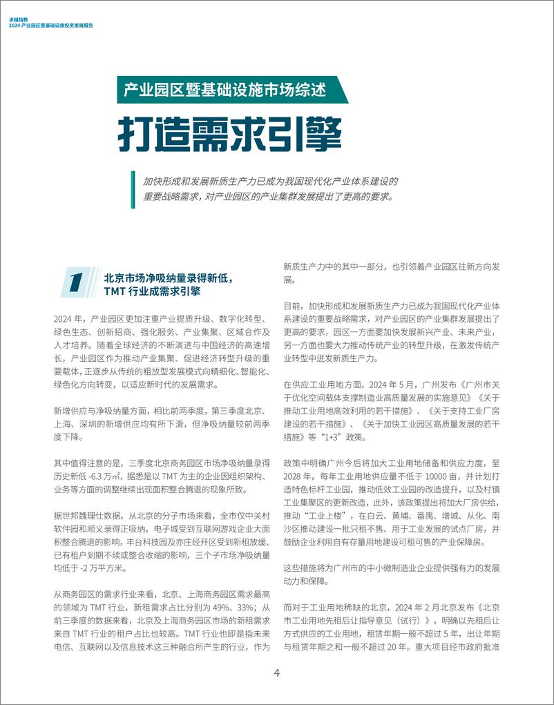 《卓越指数-2024年产业园区暨基础设施投资发展报告》 - 第4页预览图