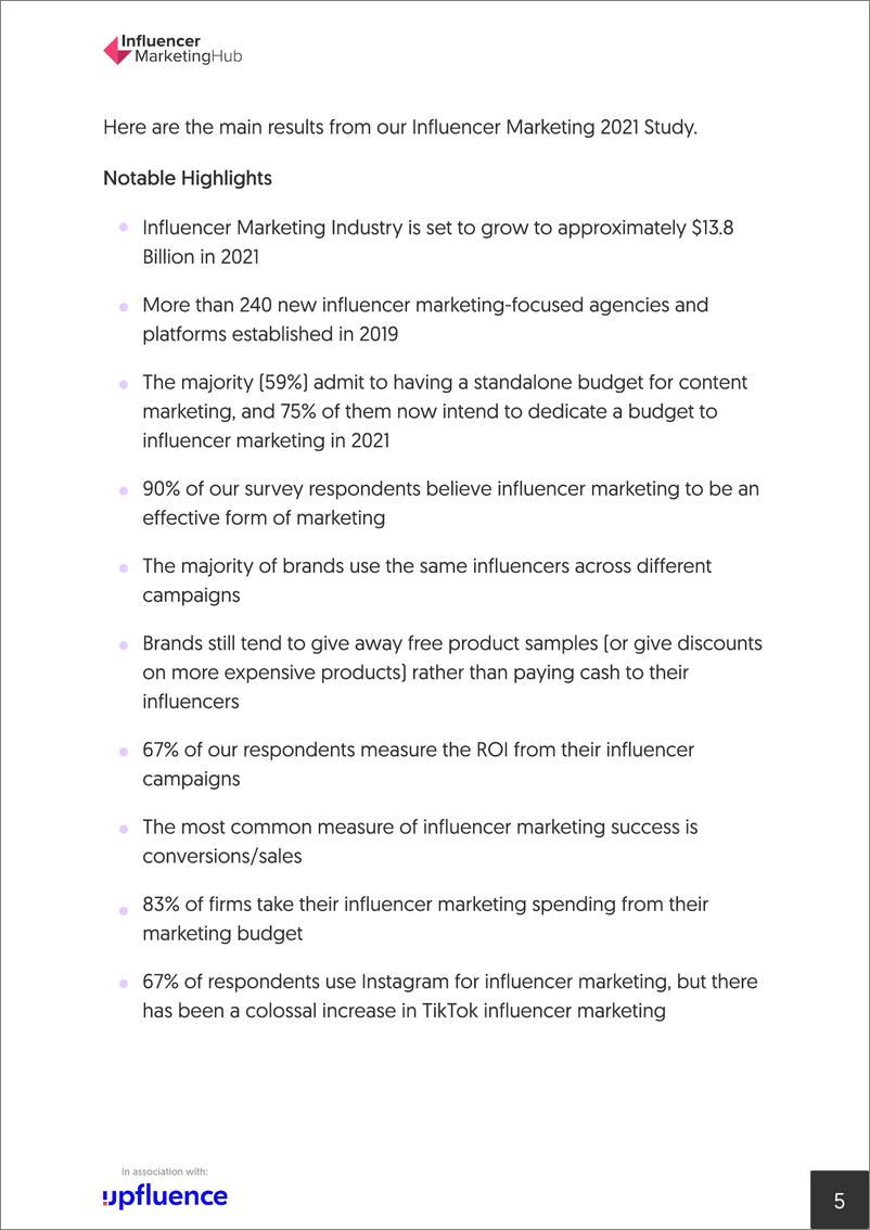 《2021年意见领袖营销基准报告》 - 第6页预览图