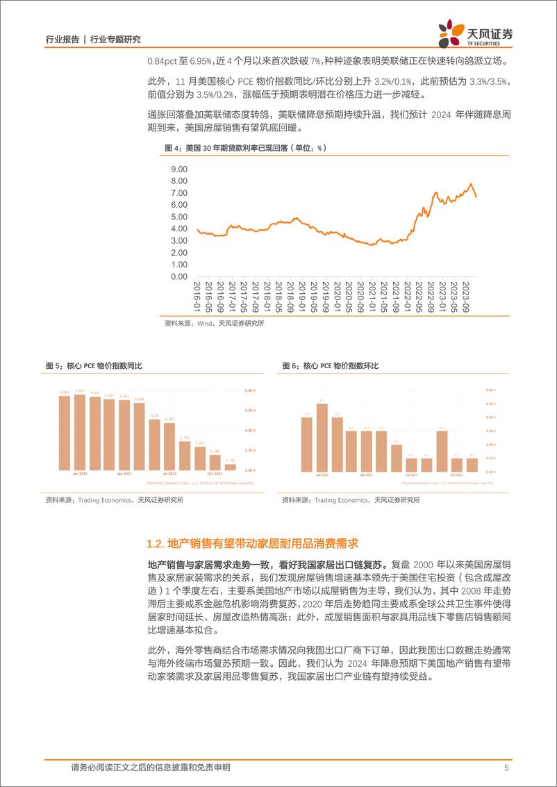 《轻工制造行业专题研究：美地产复苏 补库渐进 品牌出海，出口有望景气向上》 - 第5页预览图