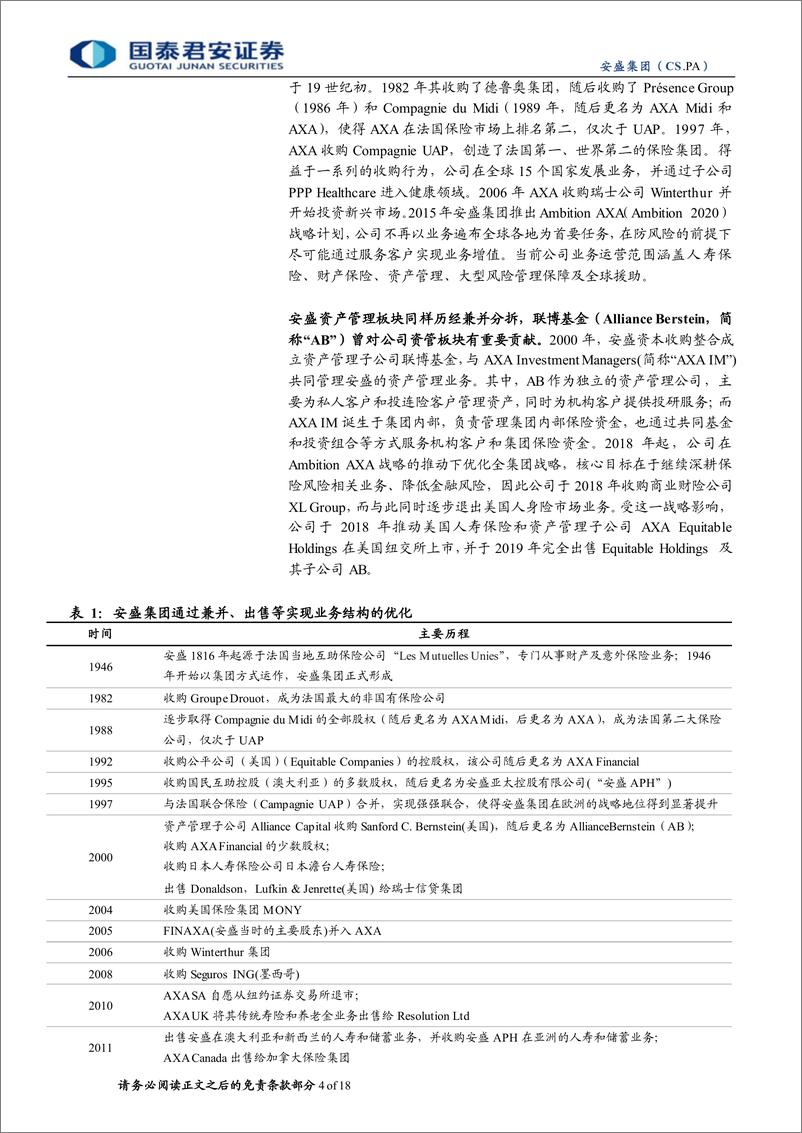 《全球保险资管镜览系列报告之七：安盛：长久期固收特色，多元产品满足三方客需》 - 第4页预览图