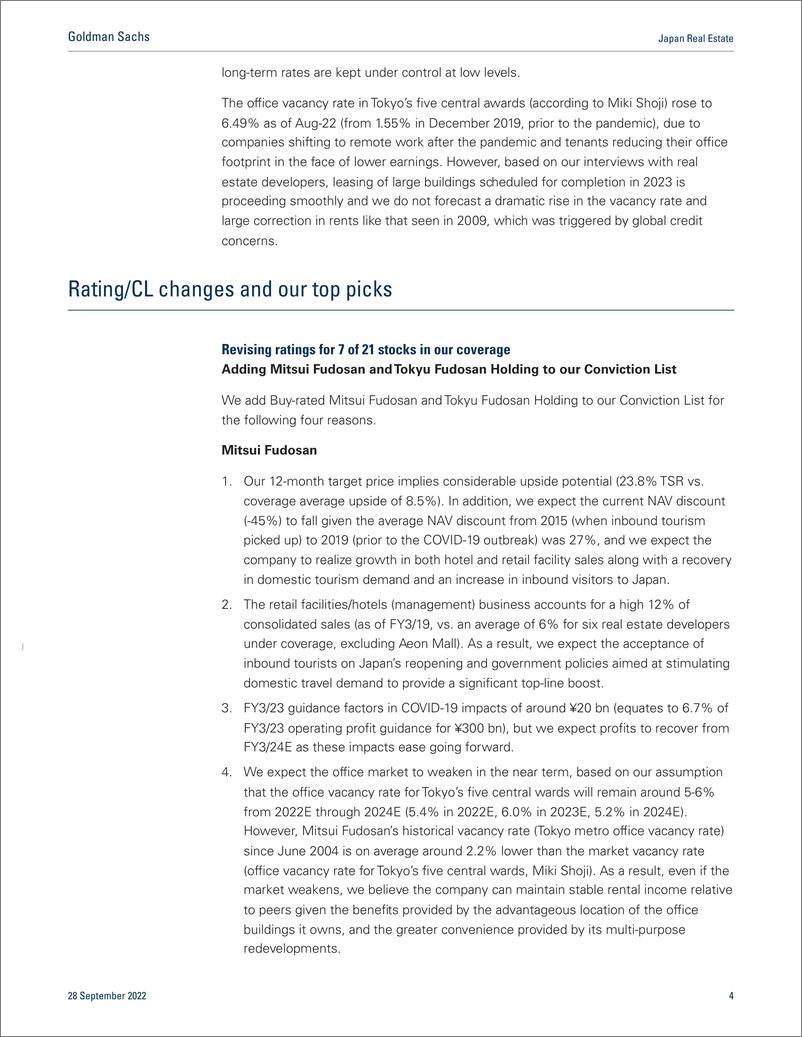 《Japan Real Estat Preference for re-opening opportunity and avoiding rate hike risk; 7 rating changes, 2 stocks onto CL(1)》 - 第5页预览图