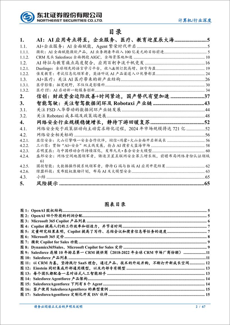 《2025年数字经济%26计算机行业年度策略：AI、国产替代、智驾多重奏，奏响计算机黄金篇章-250106-东北证券-67页》 - 第2页预览图