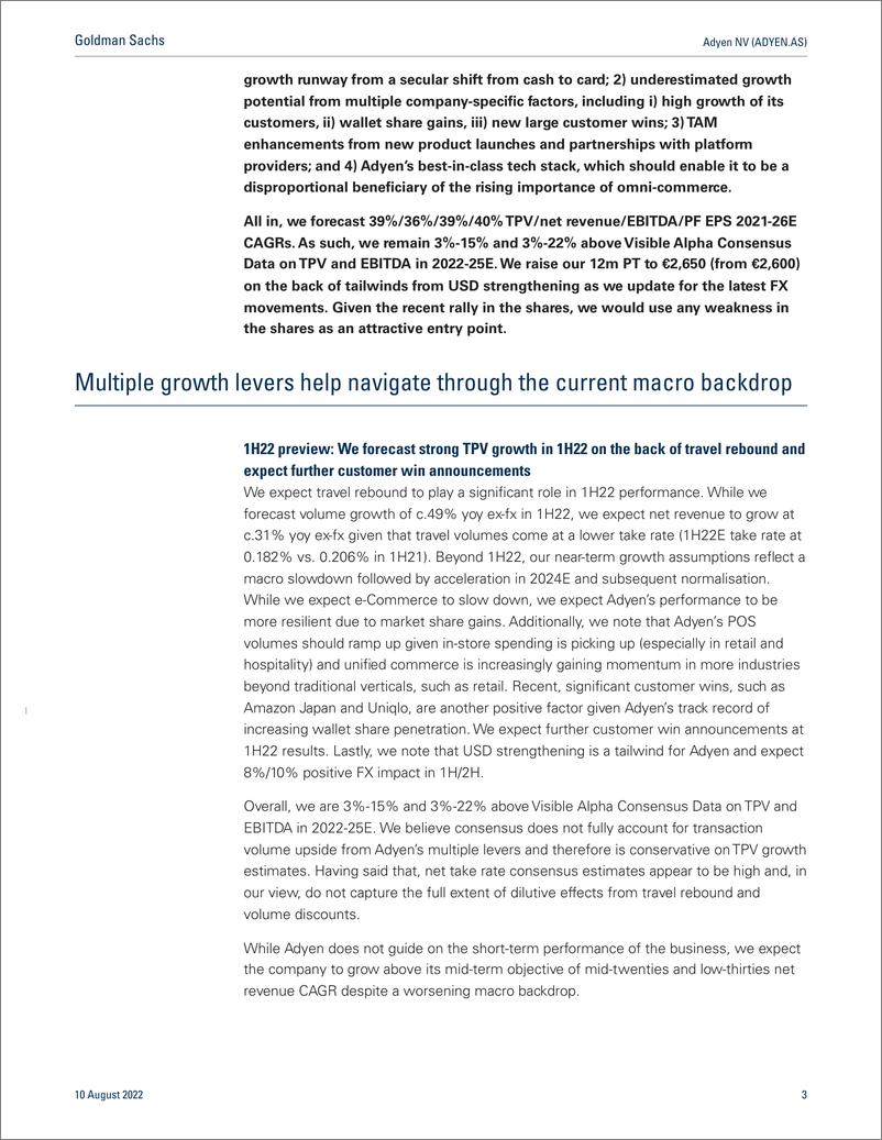 《Adyen NV (ADYEN.AS 1H22 to demonstrate resiliency despite macro headwinds; structural positioning strengthening; reiterate ...(1)》 - 第4页预览图