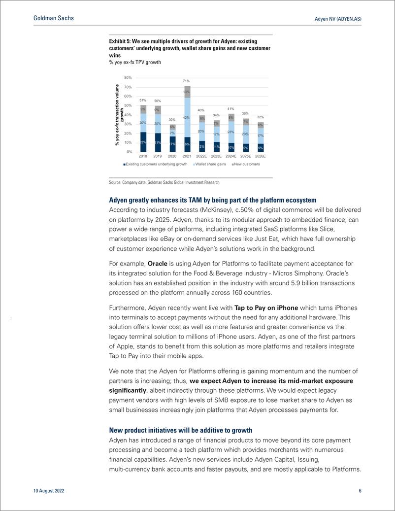 《Adyen NV (ADYEN.AS 1H22 to demonstrate resiliency despite macro headwinds; structural positioning strengthening; reiterate ...(1)》 - 第7页预览图