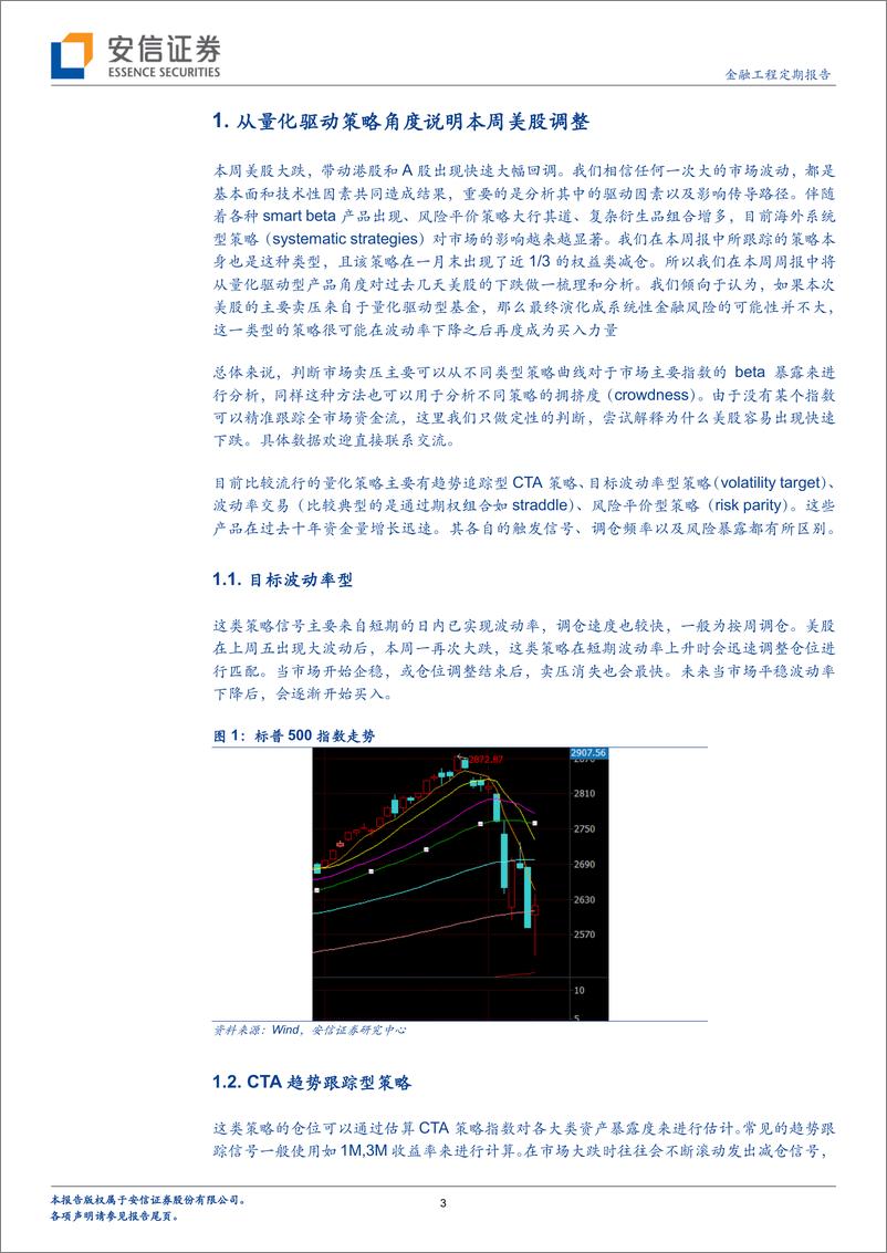 《安信证2018021FOF和资产配置周报：从量化驱动型策略角度说明美股调整》 - 第3页预览图