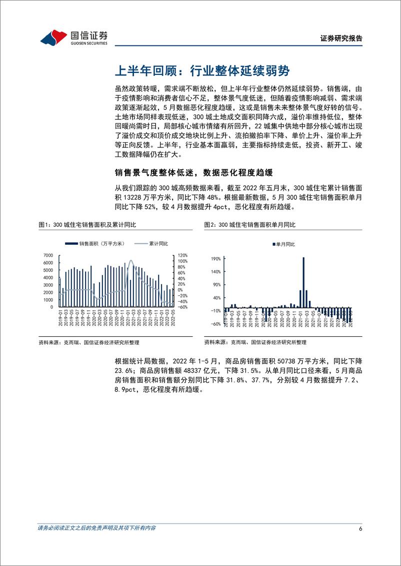 《房地产行业2022年中期投资策略：近看分歧收敛，远看模式改善-20220616-国信证券-36页》 - 第7页预览图