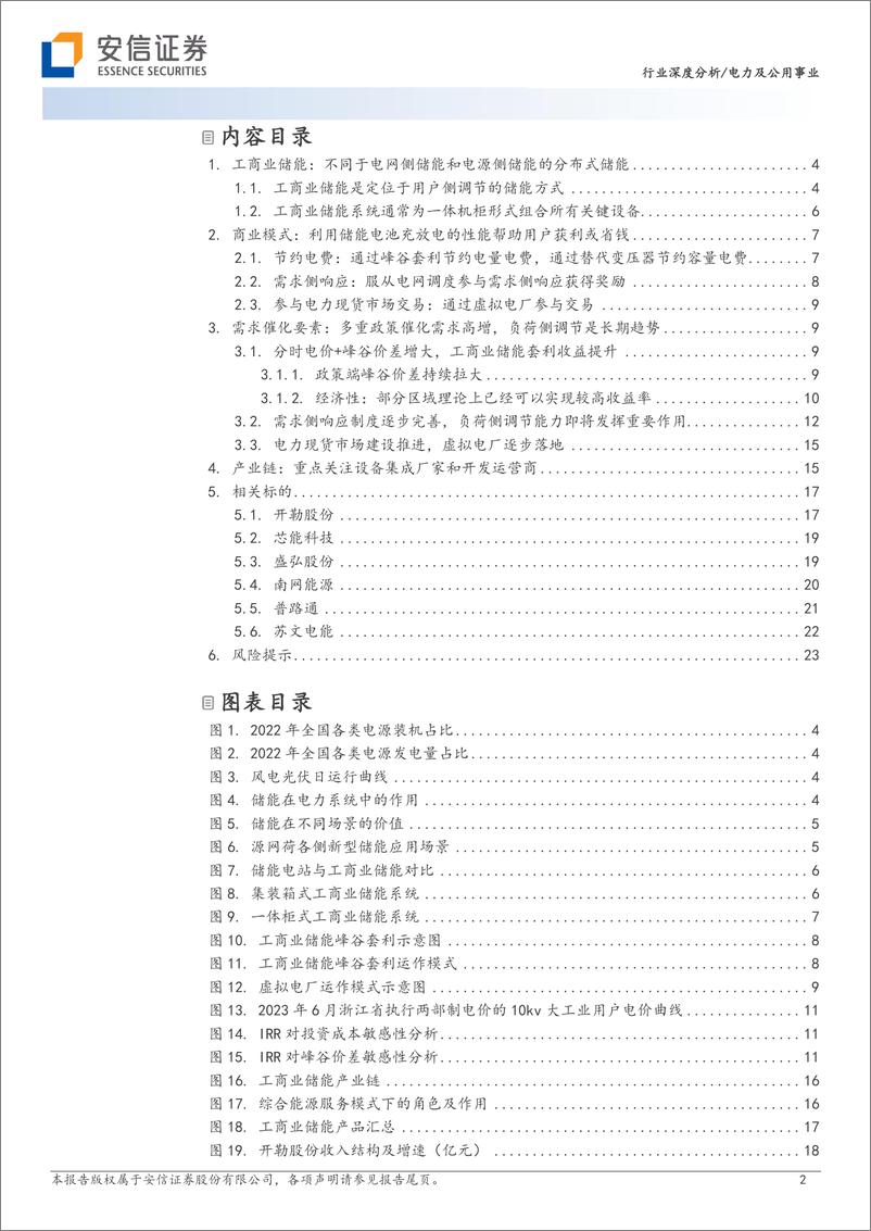 《电力及公用事业行业深度分析：工商业储能，多要素催化商业模式改善，需求有望迎来高增-20230618-安信证券-25页》 - 第3页预览图