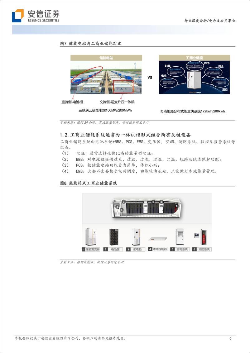 《电力及公用事业行业深度分析：工商业储能，多要素催化商业模式改善，需求有望迎来高增-20230618-安信证券-25页》 - 第7页预览图